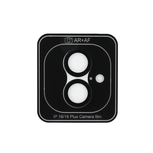 Apple iPhone 16 / 16 Plus Guess Metal osłona obiektywu (Czarny) - GUCL162SAGK