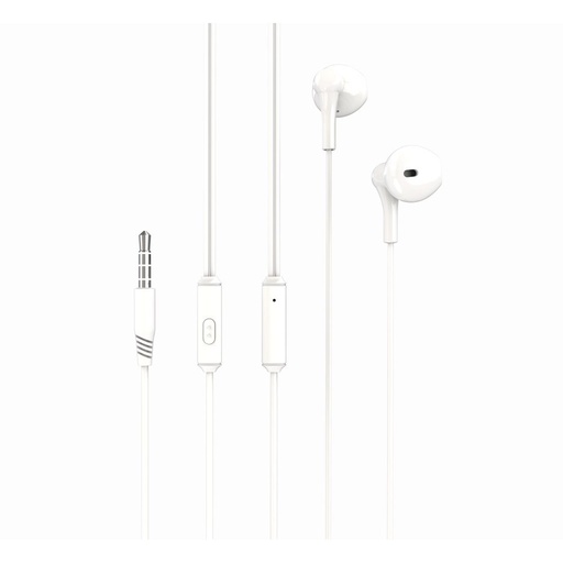 XO EP39 przewodowy słuchawki 3,5 mm jack (Biały)