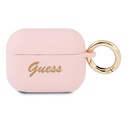 AirPods Pro Guess Silicone Vintage Script tok (Rózsaszín) - GUAPSSSI