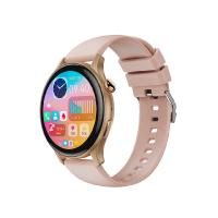 XO J6 AMOLED z wyświetlaczem, magnetyczny mocowany, inteligentny zegarek sportowy z funkcją połączeń (Rose Złoty)