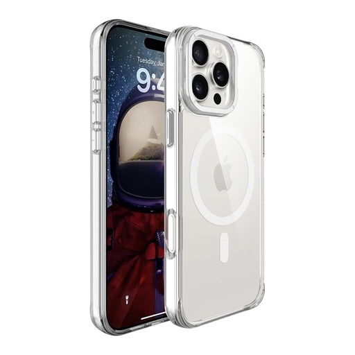 Apple iPhone 16 Pro TOKO Apex capsule magsafe etui na plecki (Srebrny)