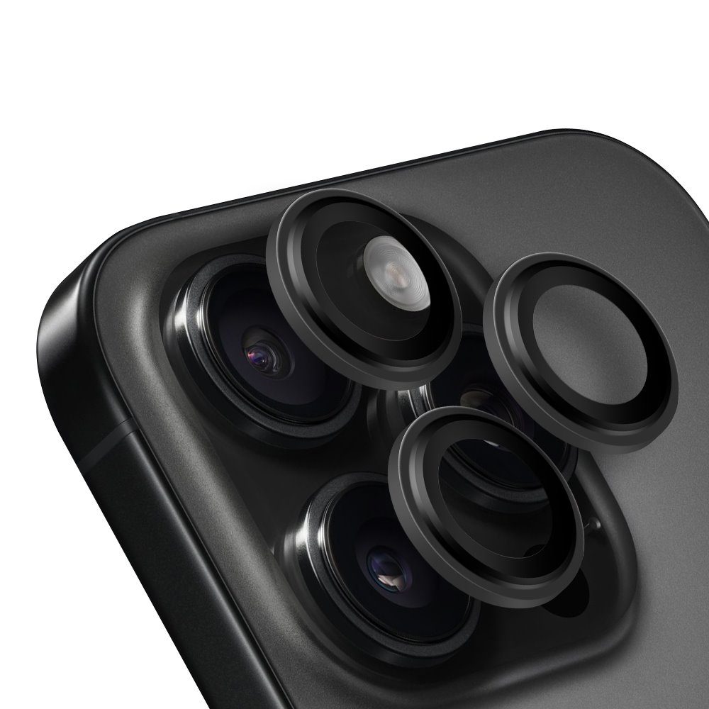Apple iPhone 16 Pro & iPhone 16 Pro Max OBAL:ME kameravédő (Fekete)