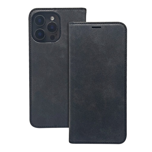 Honor 400 Lite Smart Sued etui z klapką (Czarny)