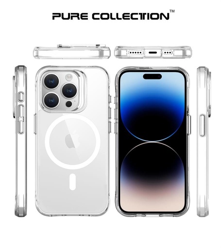 Apple iPhone 15 Pro TOKO Pure MagSafe etui na plecki (Przezroczysty)