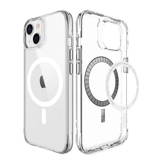 Apple iPhone 14 / iPhone 13 TOKO Pure MagSafe etui na plecki (Przezroczysty)