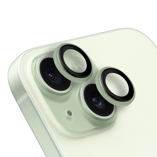 Apple iPhone 15 & iPhone 15 Plus OBAL:ME osłona aparatu (Zielony)
