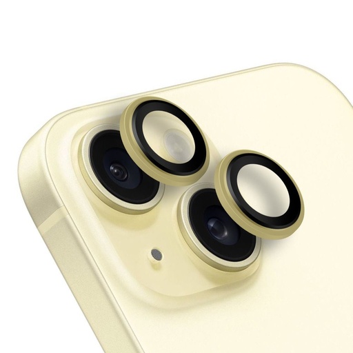 Apple iPhone 15 & iPhone 15 Plus OBAL:ME osłona aparatu (Żółty)