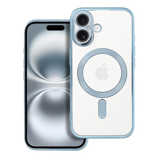 Apple iPhone 16 electro mag magsafe etui na plecki (Niebieski)