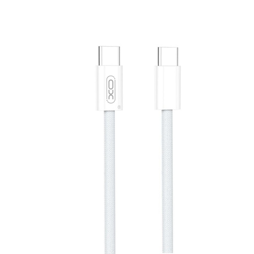 XO NB-Q260C USB-C – USB-C kabel (Biały) - 3,0 m - 60W