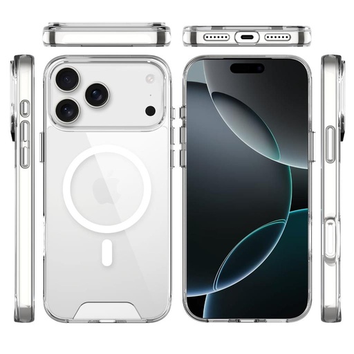 Apple iPhone 17 Pro Max TOKO Space Magsafe etui na plecki (Przezroczysty)