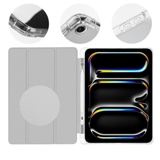 OBAL:ME MistyTab etui iPad Air 2020/2022/2024/2025 / iPad Pro 11 1/2/3/4 (Jasnoszary)