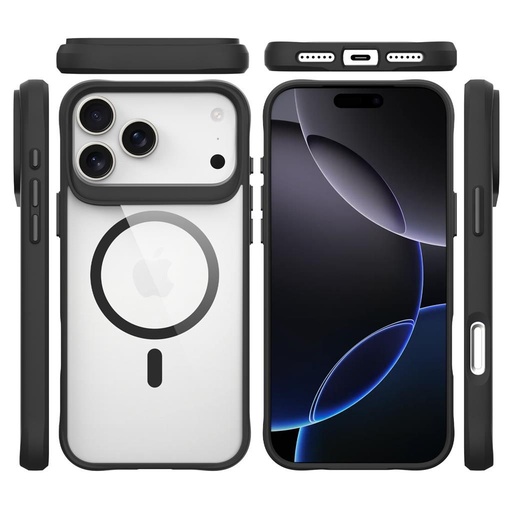 Apple iPhone 17 Pro Max TOKO Combat x mode magsafe etui na plecki (Czarny)