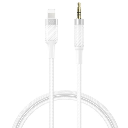 XO NB-R279A Lightning – 3,5 mm audio kabel (Biały) – 1,0 m