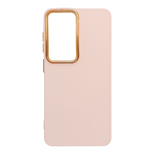 Samsung Galaxy S26 Frame silikonowy etui na plecki (Różowy)