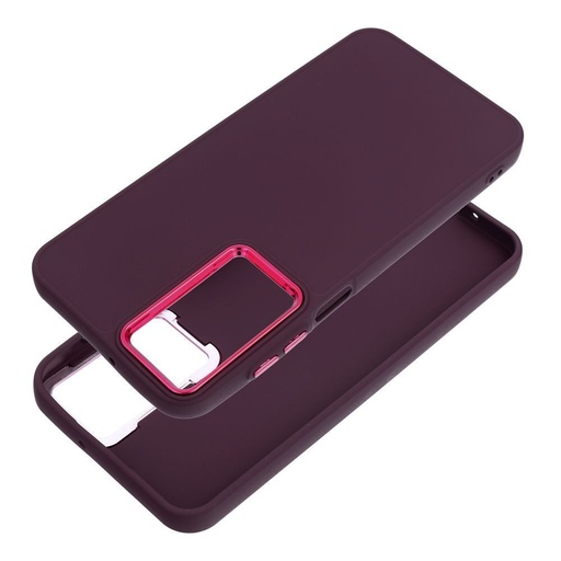 Samsung Galaxy A57 5G Frame silikonowy etui na plecki (Fioletowy)