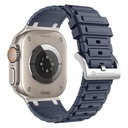Forcell F-Design FA06 szilikon szíj Apple Watch 38 / 40 / 41 mm (Kék)