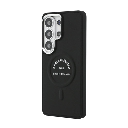 Karl Lagerfeld PU RSG Logo Magnetic Samsung Galaxy S26 Ultra (Czarny)
