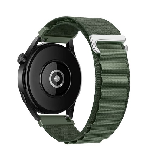 Forcell F-Design FS05 poliester włóknisty pasek Samsung Galaxy Watch 22 mm (Zielony)