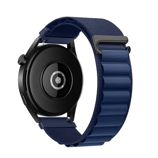 Forcell F-Design FS05 poliester włóknisty pasek Samsung Galaxy Watch 22 mm (Granatowy)