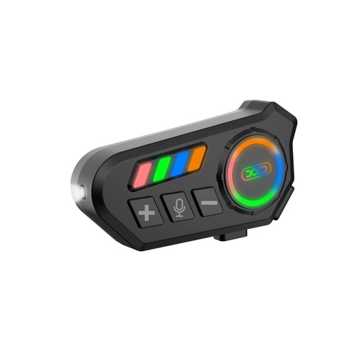 XO BE56 sisakra montowany LED headset (Czarny)