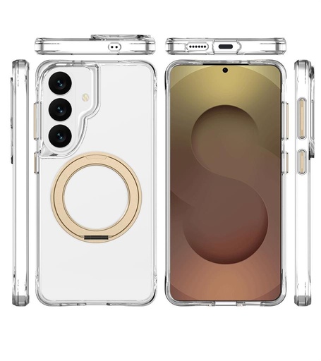 Samsung Galaxy S26 TOKO Pure MagSafe 360 ring etui na plecki (Złoty)