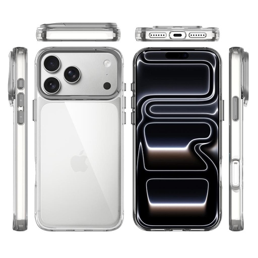 Apple iPhone 17 Pro TOKO Apex capsule magsafe etui na plecki (Srebrny)