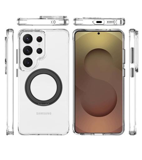 Samsung Galaxy S26 Ultra TOKO Pure MagSafe 360 ring etui na plecki (Czarny)