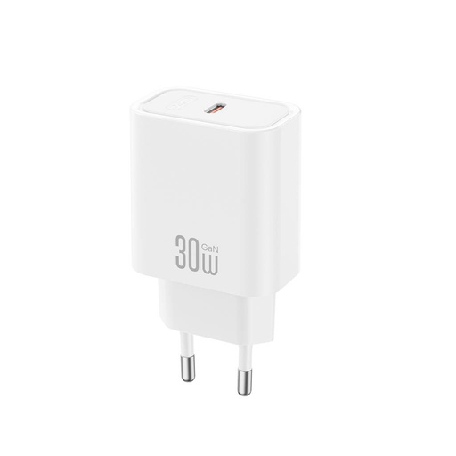 XO CE41(EU) sieciowy szybka ładowarka (Biały) - 30W, 1xUSB-C