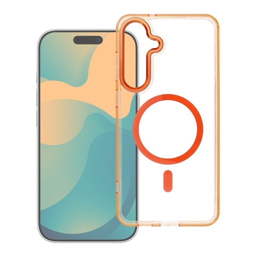 Samsung Galaxy S26 Ultra Frame Hybrid MagSafe etui na plecki (Pomarańczowy)