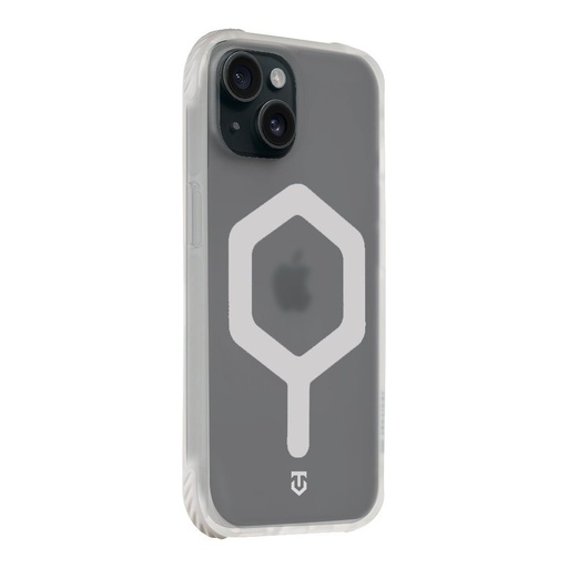 Apple iPhone 15 Tactical MagForce Hexagon etui (Biały)