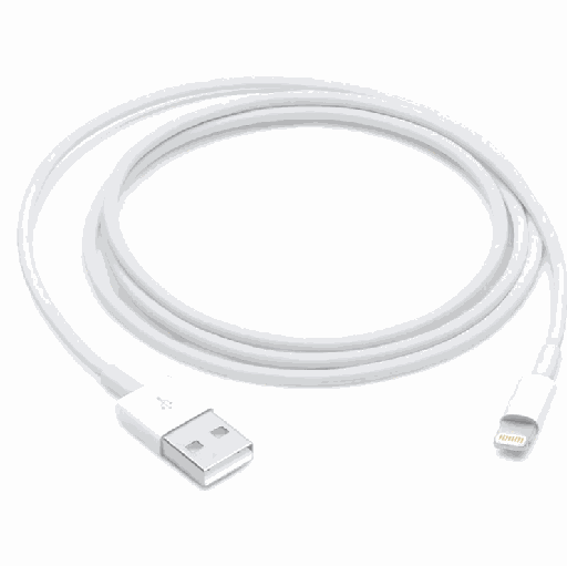 Apple USB-A - Lightning danych i kabel do ładowania (Biały) - 1m (MXLY2)