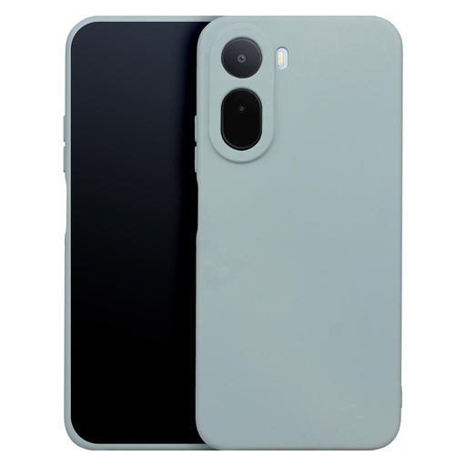 Xiaomi Redmi A7 Pro silicon etui na plecki (Srebrny)