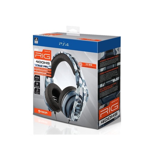 Plantronics NACON RIG 400HS PS4 Camo niebieski (210681-05)