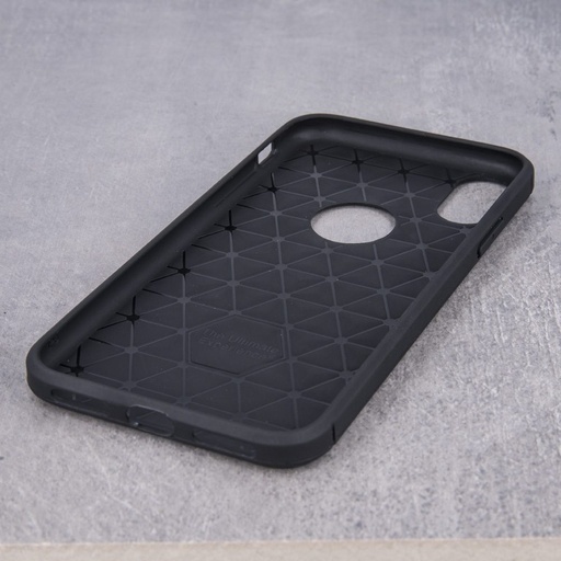 Apple iPhone 12 Mini forcell carbon etui na plecki (Czarny)