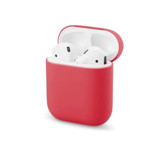 XO Lightning silikonowy słuchawki pokrycie AirPods-hoz (Czerwony)