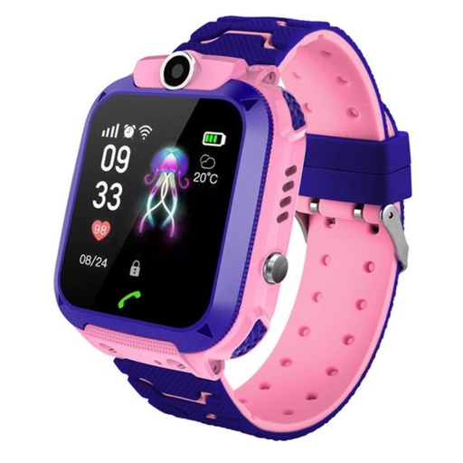 XO H100 2G zdolny dziecięcy smartwatch różowy