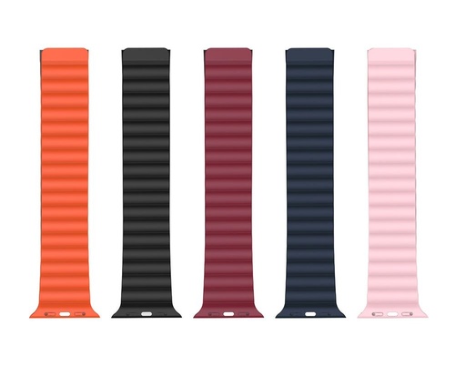 XO BT01A magnetyczny silikonowy pasek do zegarka Apple Watch 38/40/41 mm (Niebieski)