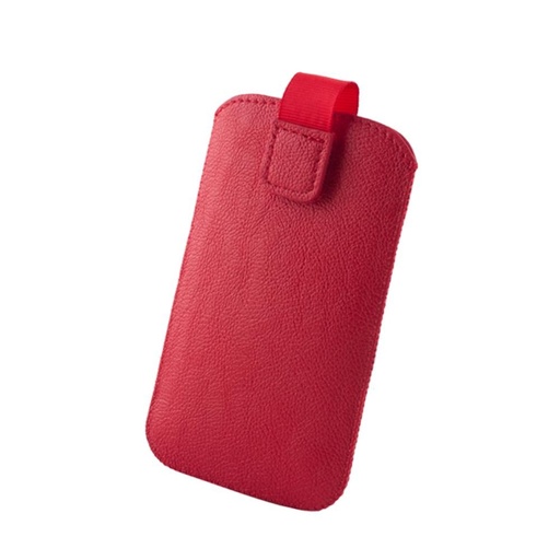 Uniwersalny rozmiar 5.5"-ig Slim Up Mono z uchwytem na palec etui (Czerwony)