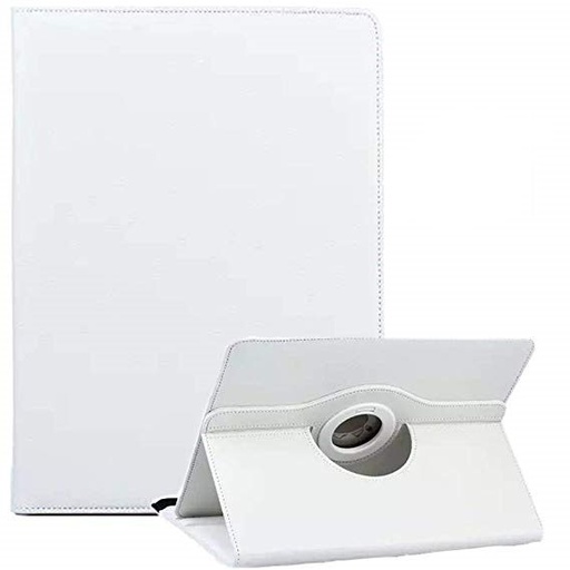 Uniwersalny rozmiar 8"-ig obrotowy tablet etui, (Biały)