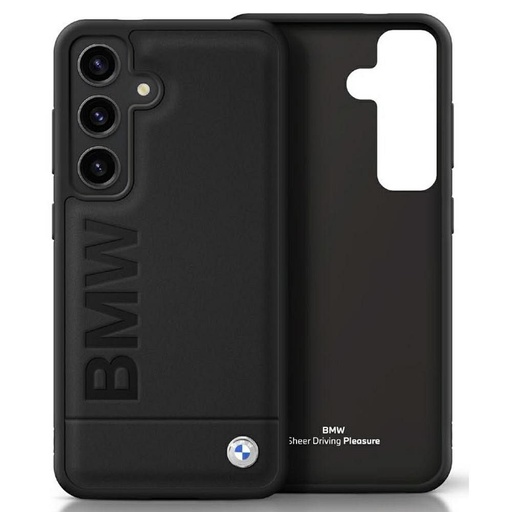 Samsung Galaxy S25 BMW Sign Leather etui (Czarny) - BMHCS25SSLLBK