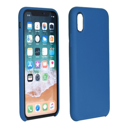 Samsung Galaxy A40 silicone etui na plecki (Granatowy)