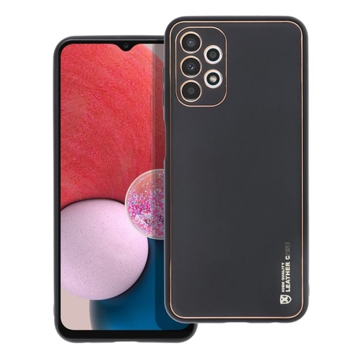 Samsung Galaxy A13 4G Forcell skóra etui na plecki (Czarny )