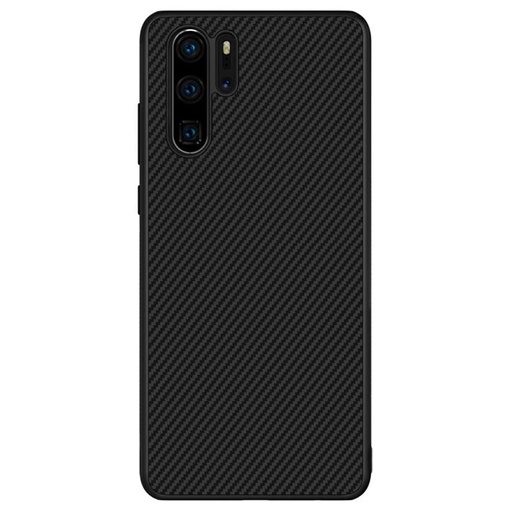 Huawei P30 Pro carbon glass etui na plecki (Czarny)