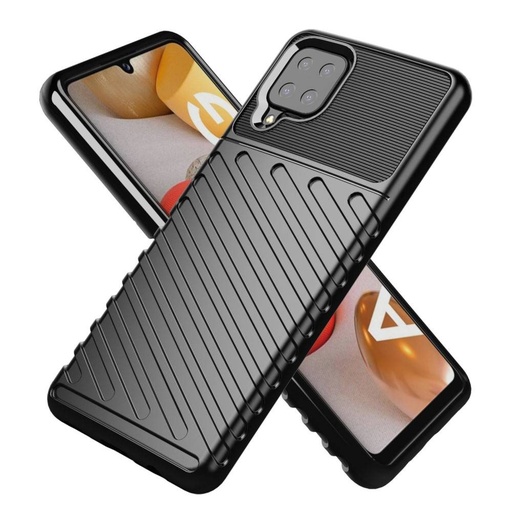 Samsung Galaxy A22 4G thunder etui na plecki, (Czarny)