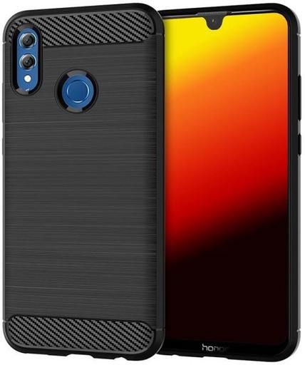 Huawei P Smart 2019 / Honor 10 Lite forcell carbon etui na plecki (Czarny)