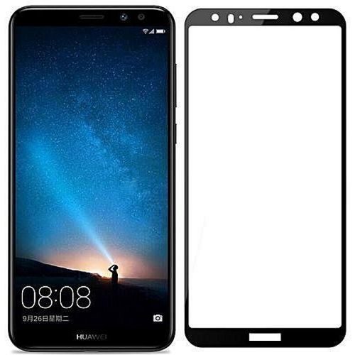 Huawei Mate 20 Lite 5D szkło hartowane pełny na ekran, przezroczysty (czarny ramka)