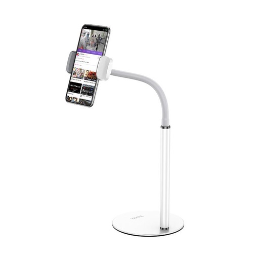 Hoco PH28 biurkowy telefonu i uchwyt na tablet stojak, aluminium stop, 4.7"-10", biały