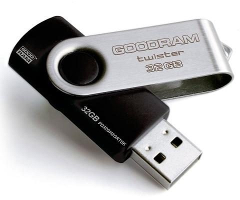 Goodram 32GB USB 2.0 pendrive, Czarny