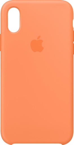 Apple iPhone X/XS silicone fabryczny etui na plecki, papaya - MVF22ZM/A