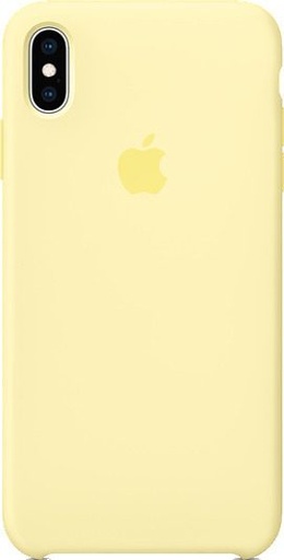 Apple iPhone X/XS silicone fabryczny etui na plecki, miękki żółty - MUJV2ZM/A